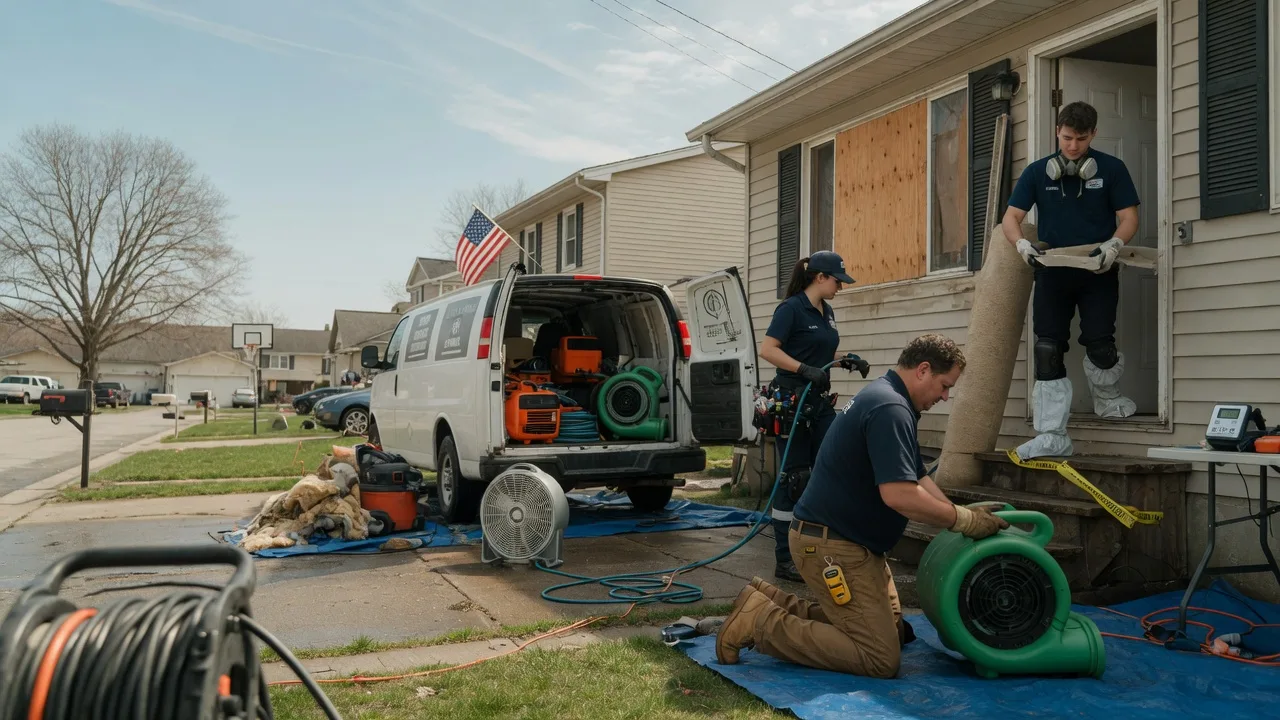 Water Damage Restoration in Sturtevant, WI near me